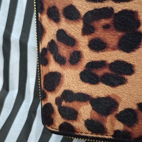 Genuine Calf Hair Cheetah Print Brown Tan Perfect Condition! - Picture 6 of 9